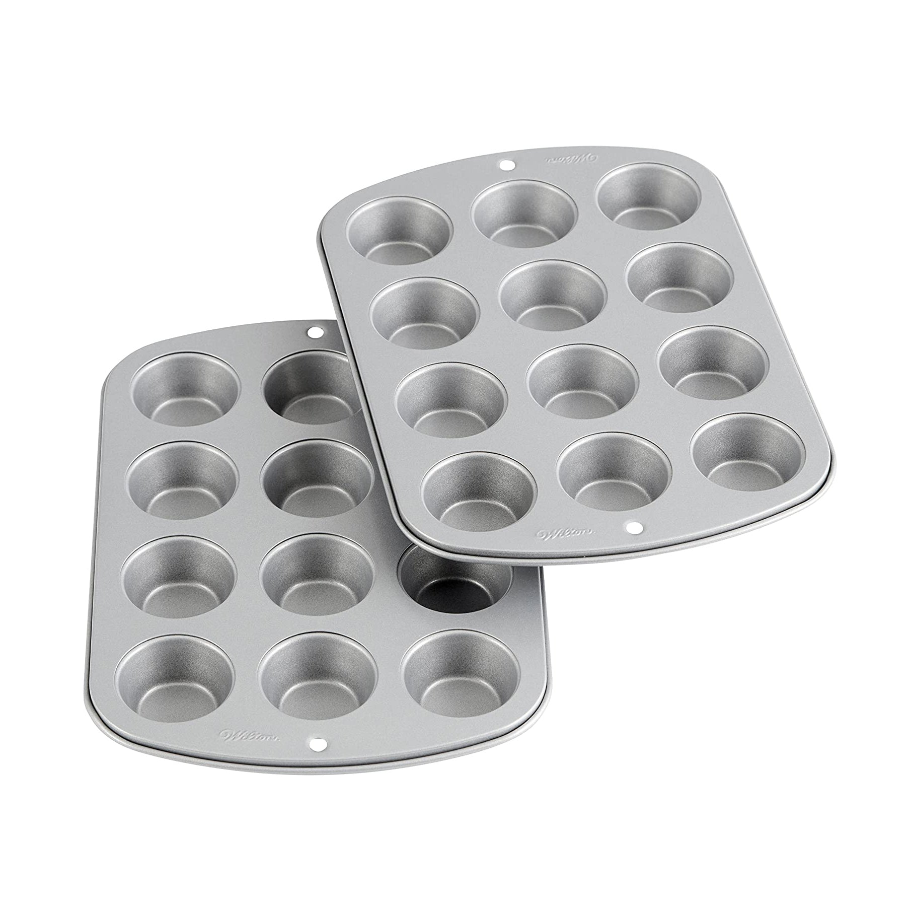 Wilton Recipe Right Non-Stick Mini-Muffin Pan, 12-Cup (2-Pack) – WONMIRE
