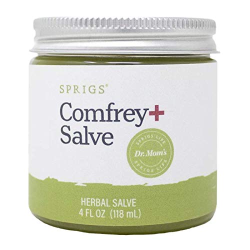 Sprigs Life Bone &amp; Body Comfrey + Salve 1.5oz/ Applied topically on a Bruise, Sprain, or Break and Will Speed The Healing Process.