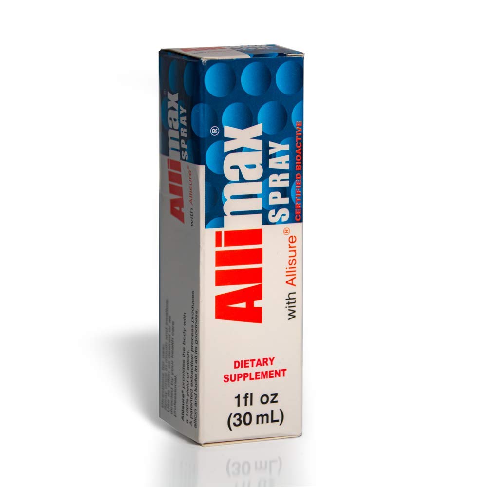 Allimax Rescue Spray-1oz-Throat, Gum Disease, Tooth Infection, 100% Stabilized Allicin