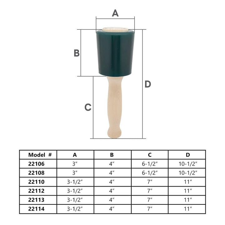 Wood Is Good WD205 Mallet | 18 oz