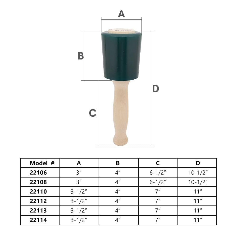 Wood Is Good WD201 Mallet | 20 oz