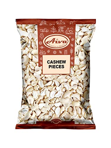 AIVA - Cashew Pieces Raw Premium Grade, 5 lb Bulk, Unroasted &amp; Unsalted Cashews for Cooking, Baking &amp; Topping