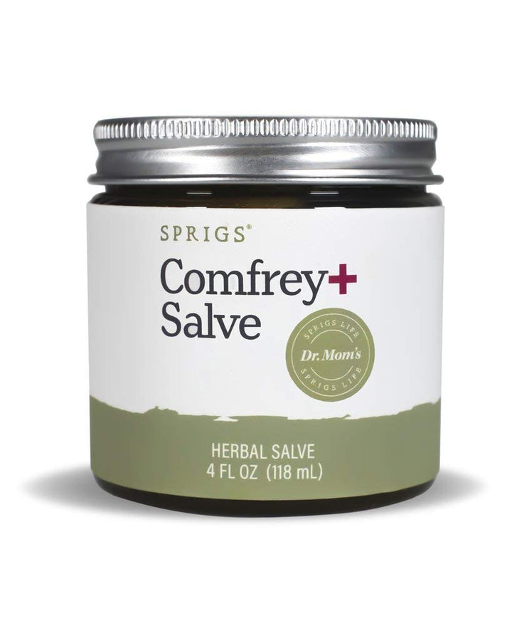 Sprigs Life Bone &amp; Body Comfrey + Salve 1.5oz/ Applied topically on a Bruise, Sprain, or Break and Will Speed The Healing Process.