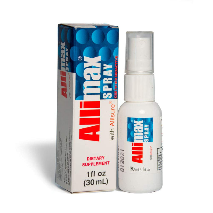 Allimax Rescue Spray-1oz-Throat, Gum Disease, Tooth Infection, 100% Stabilized Allicin