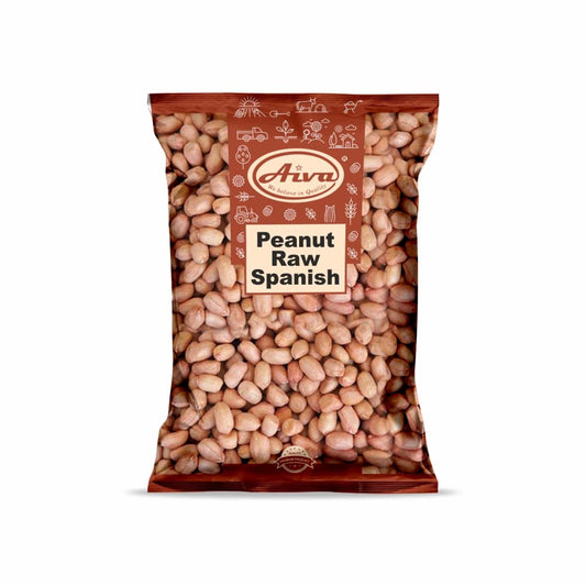 Aiva Raw Spanish Peanuts – 10 lb Case (Unsalted)