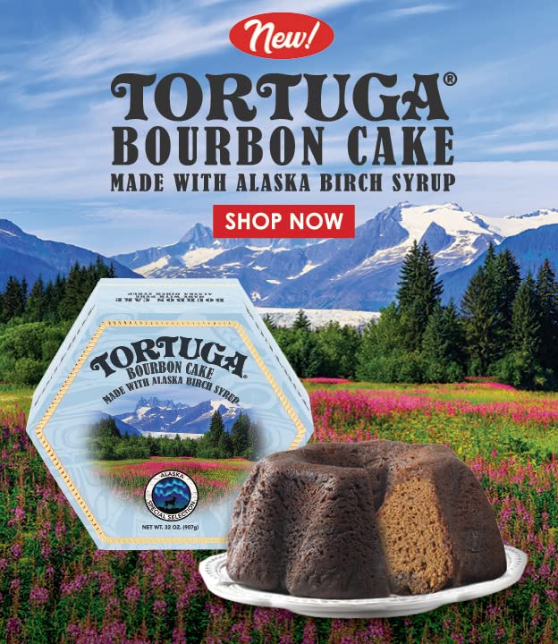 Tortuga Alaska Birch Syrup Bourbon Cake | 16 oz