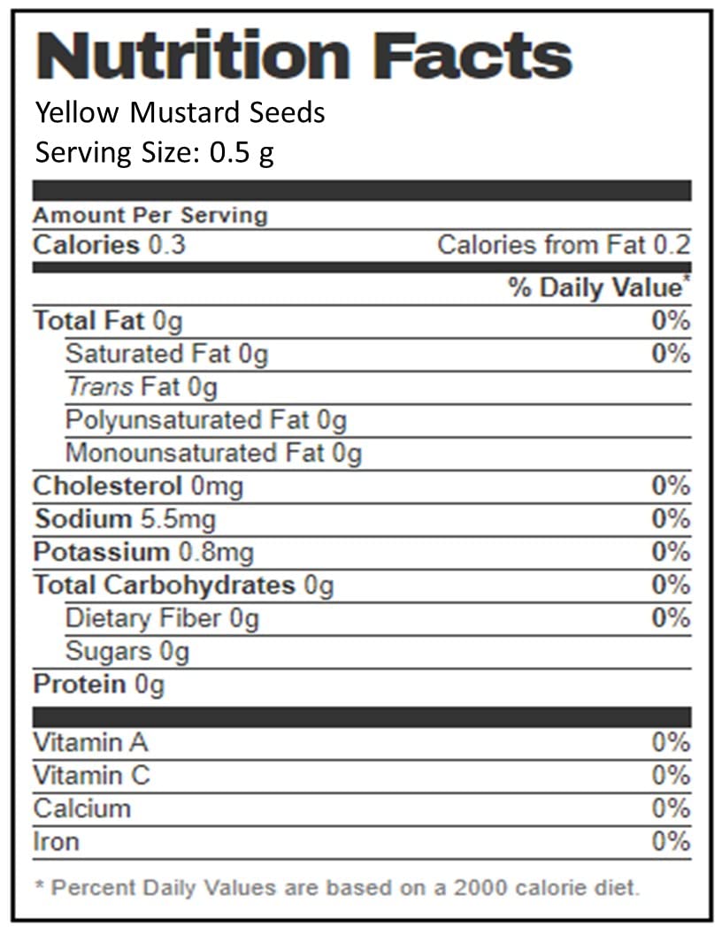 Aiva Yellow Mustard Seeds | 5 lb