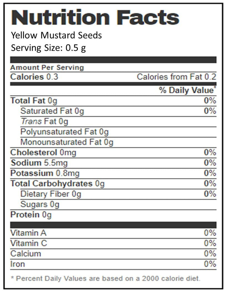 Aiva Yellow Mustard Seeds | 5 lb