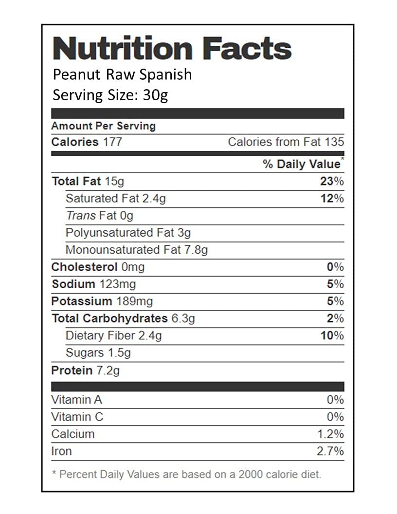 Aiva Raw Spanish Peanuts – 10 lb Case (Unsalted)