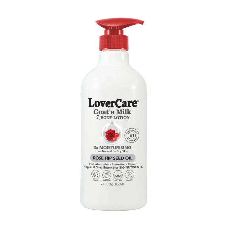 LoverCare Goat’s Milk Body Lotion — Rose Hip Seed Oil