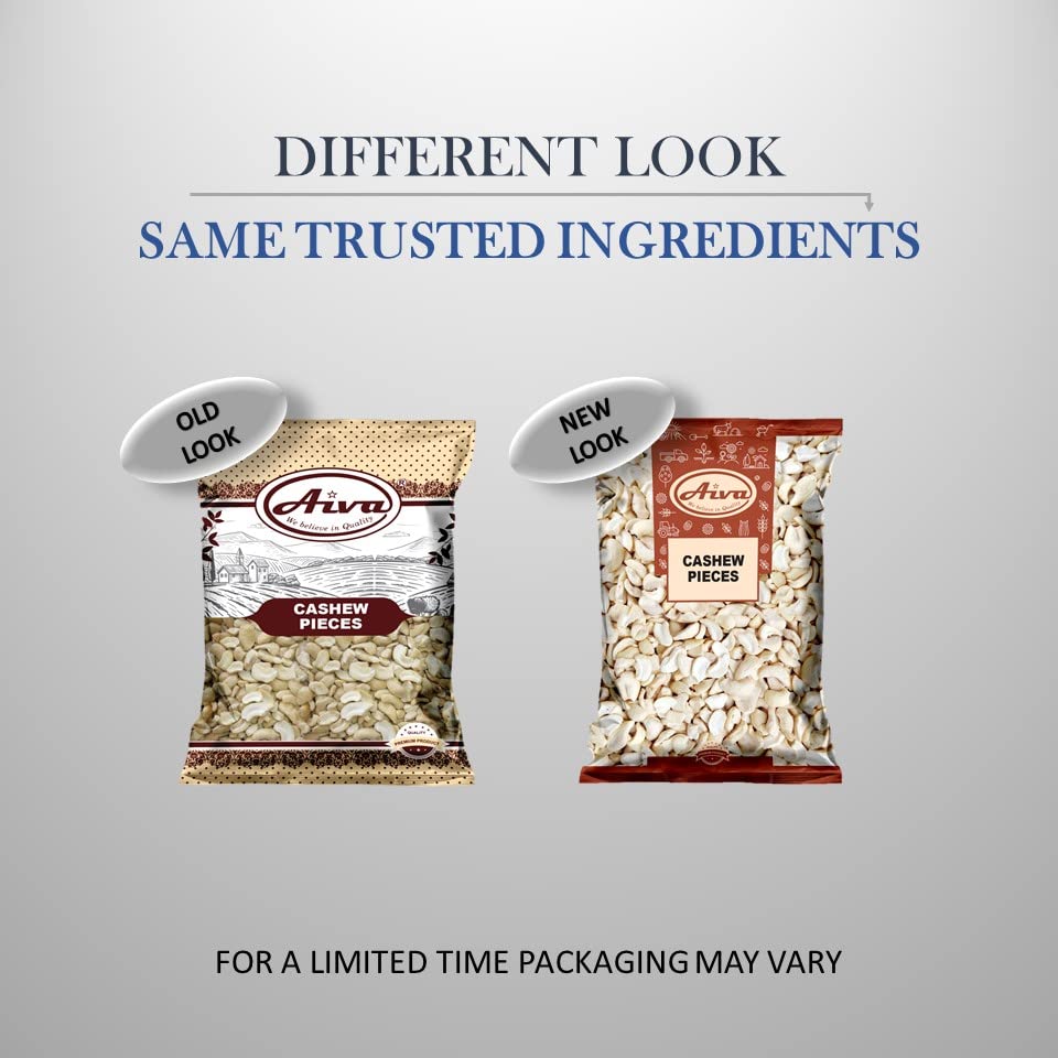 AIVA - Cashew Pieces Raw Premium Grade, 10 lb Bulk, Unroasted &amp; Unsalted Cashews for Cooking, Baking &amp; Topping