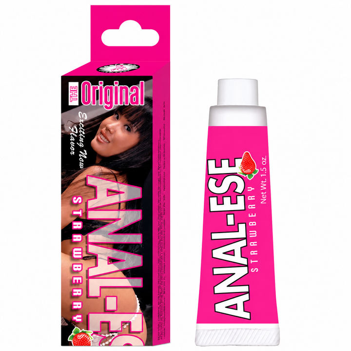 Nasstoys Anal-Ese Strawberry Gel | 1.5 oz