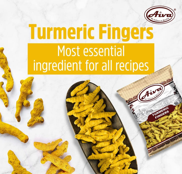 Aiva Whole Turmeric Roots | 7 oz