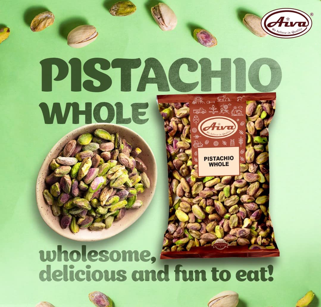 Aiva Raw Pistachios Unsalted | 2 lb