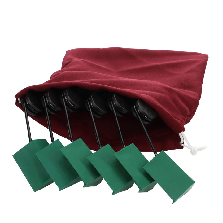 Practice Pro Pool Table Pocket Reducers, Set of 6 Billiards Training Aids, Made in USA, Limited