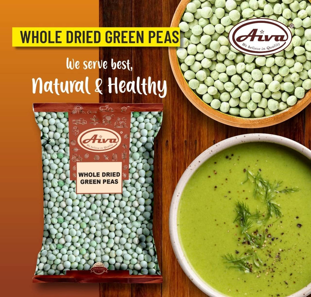 Aiva Whole Green Peas | 4 lb