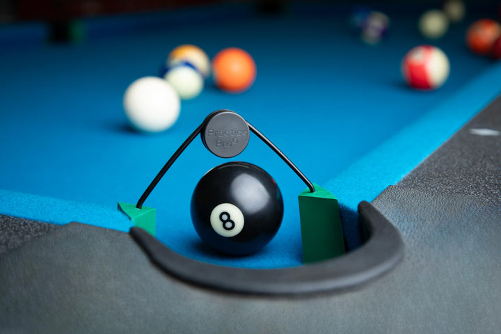 Practice Pro Pool Table Pocket Reducers, Set of 6 Billiards Training Aids, Made in USA, Limited