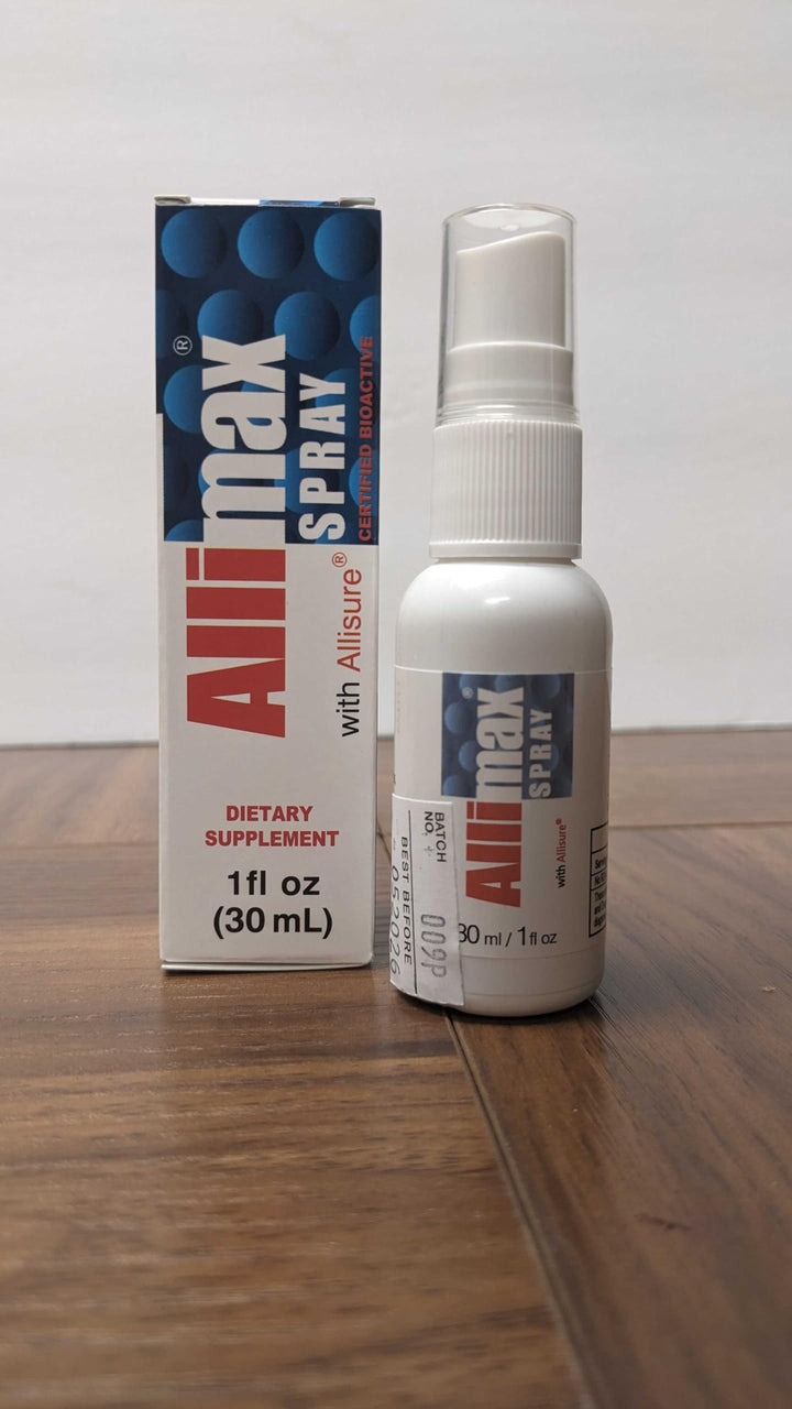 Allimax Rescue Spray-1oz-Throat, Gum Disease, Tooth Infection, 100% Stabilized Allicin