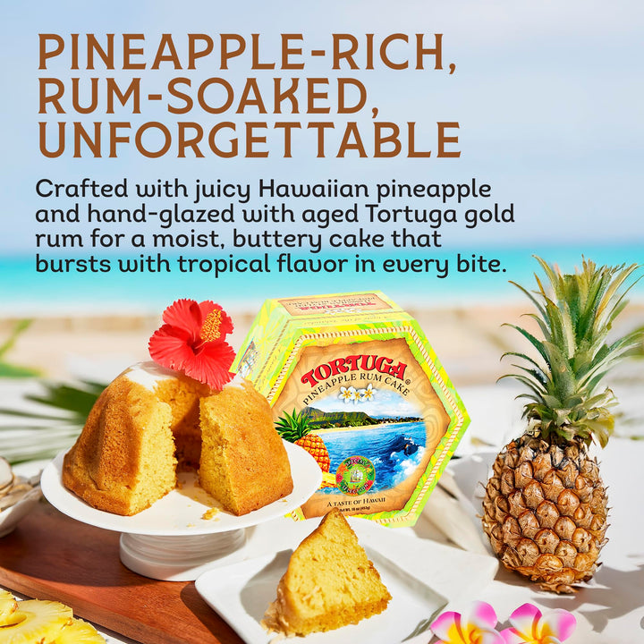 Tortuga Hawaiian Pineapple Rum Cake | 4 oz