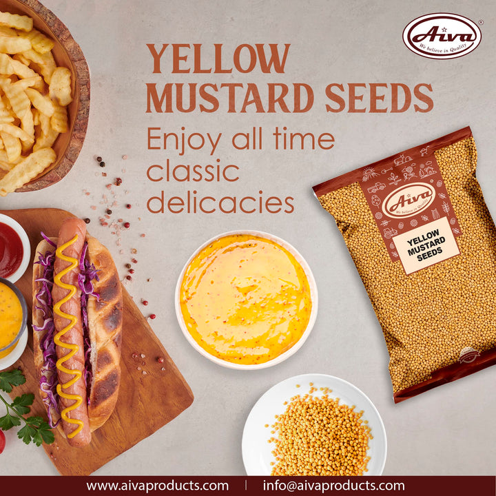 Aiva Yellow Mustard Seeds | 5 lb
