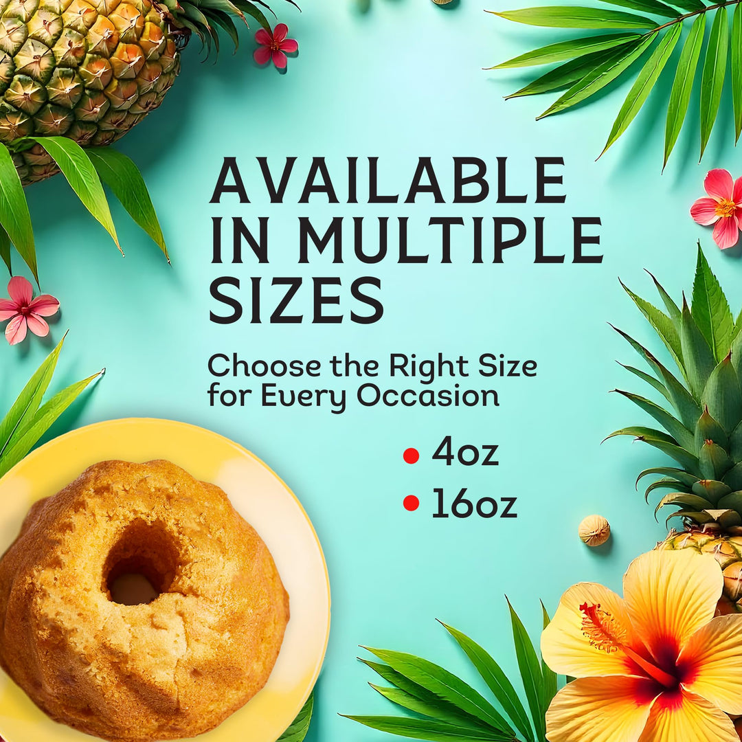 Tortuga Hawaiian Pineapple Rum Cake | 4 oz