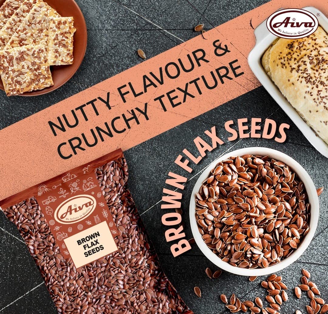 Aiva Whole Flax Seeds | 10 lb