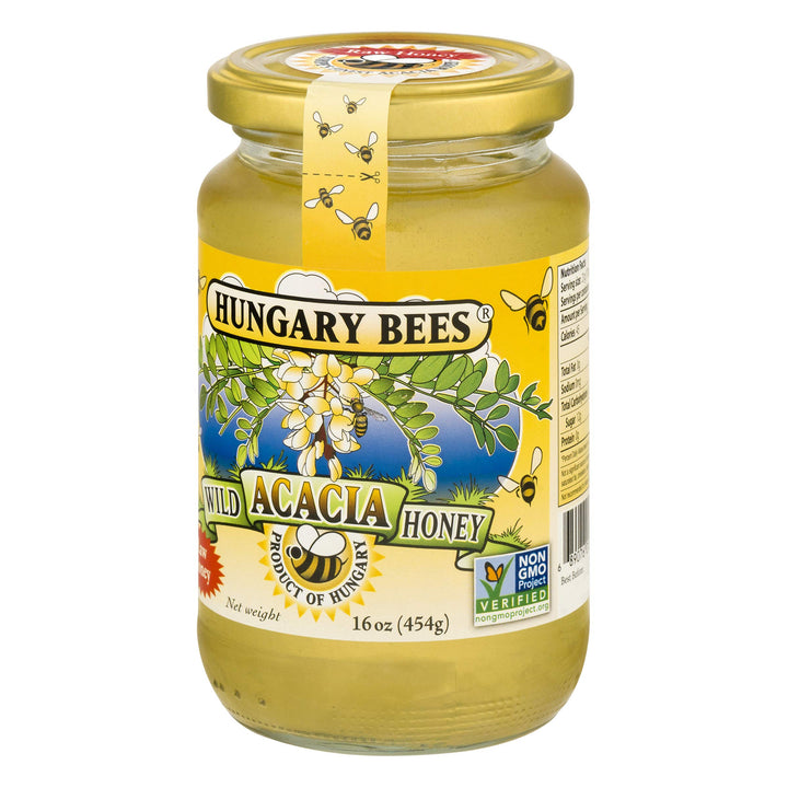 Hungary Bees Wild Acacia Honey | 16 oz