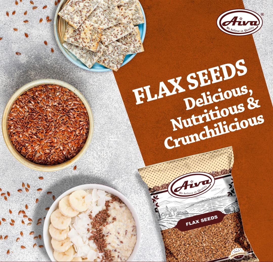 Aiva Whole Flax Seeds | 10 lb