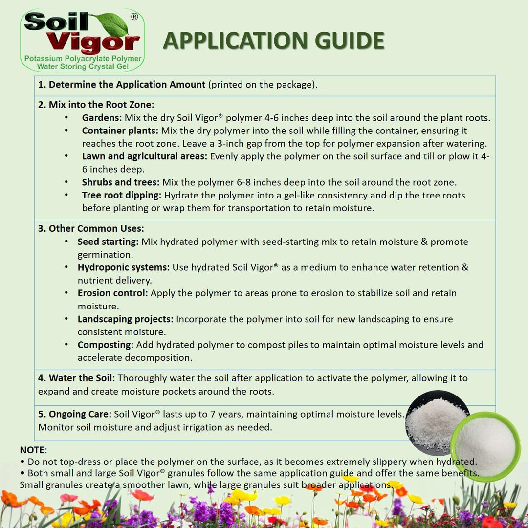 Soil Moist Fines Granules | 20-100 Mesh
