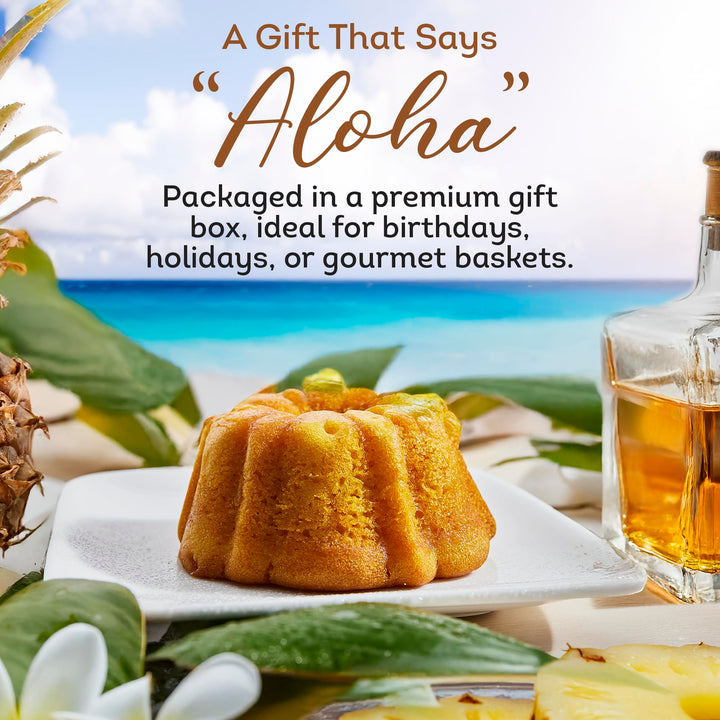 Tortuga Hawaiian Pineapple Rum Cake | 4 oz