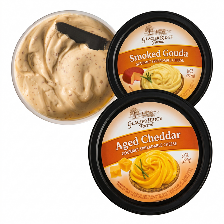 Glacier Ridge Farms Aged Cheddar Cheese Spread | 8 oz