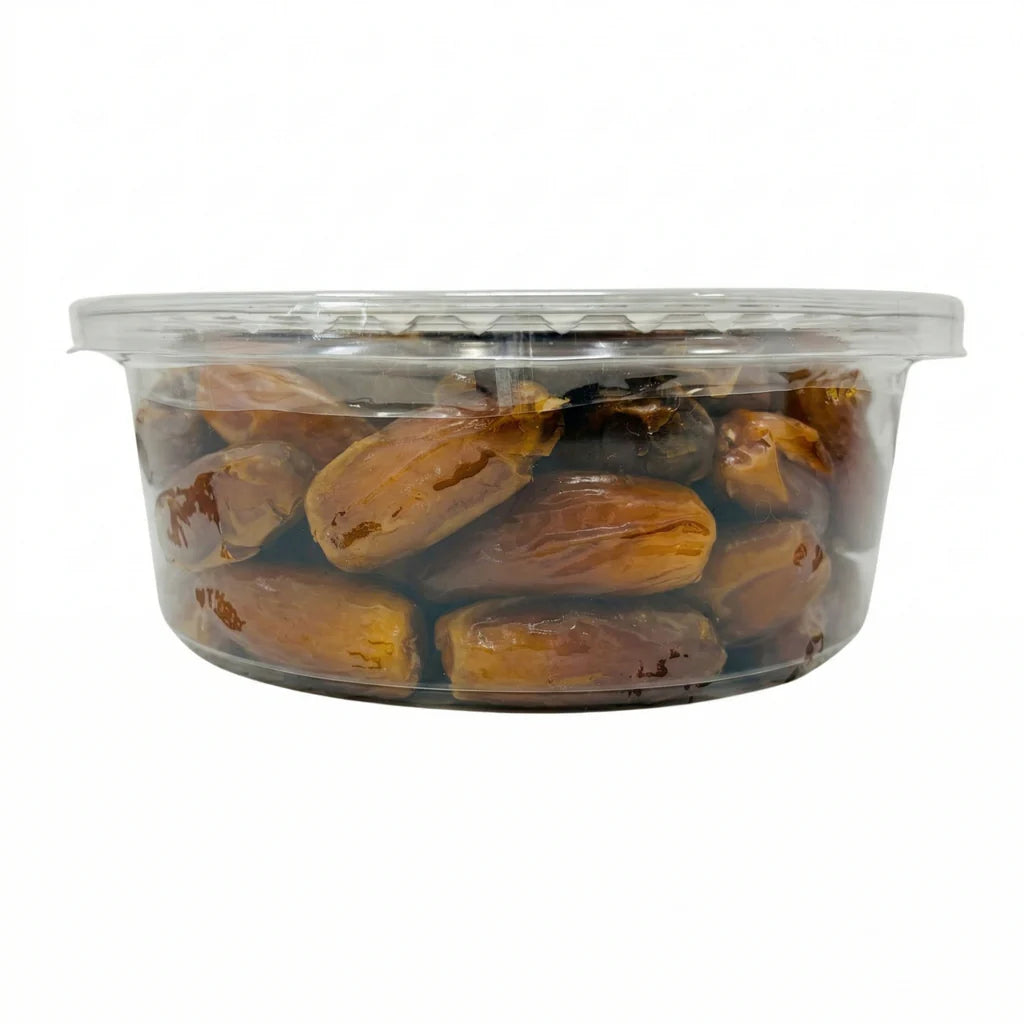 Tunisian Pitted Dates, Deglet Noor (24 oz Jar) – All-Natural, No Added Sugar, Dried Fruit for Snacking and Baking