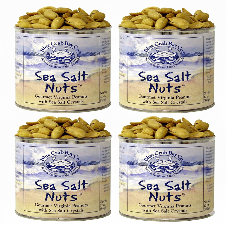 Blue Crab Bay Sea Salt Nuts | Pack of 4