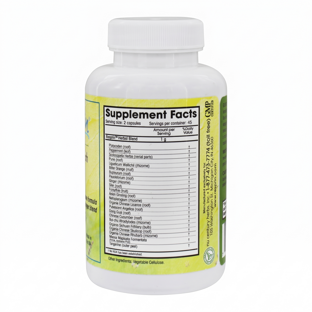 Resprin Traditional Herbal Blend | 90 Capsules