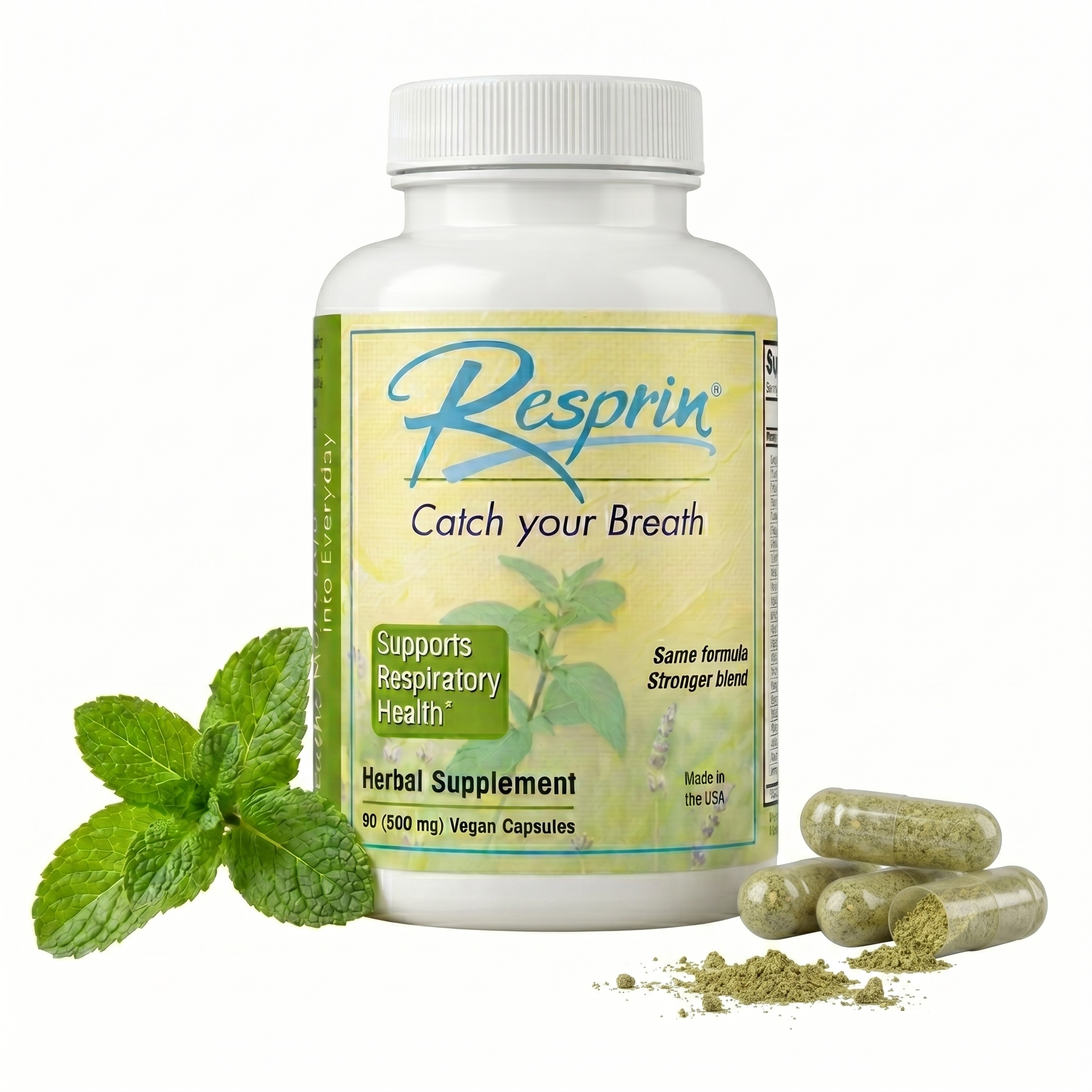 Resprin Traditional Herbal Blend for Natural Breathing Enhancement, 50 ...