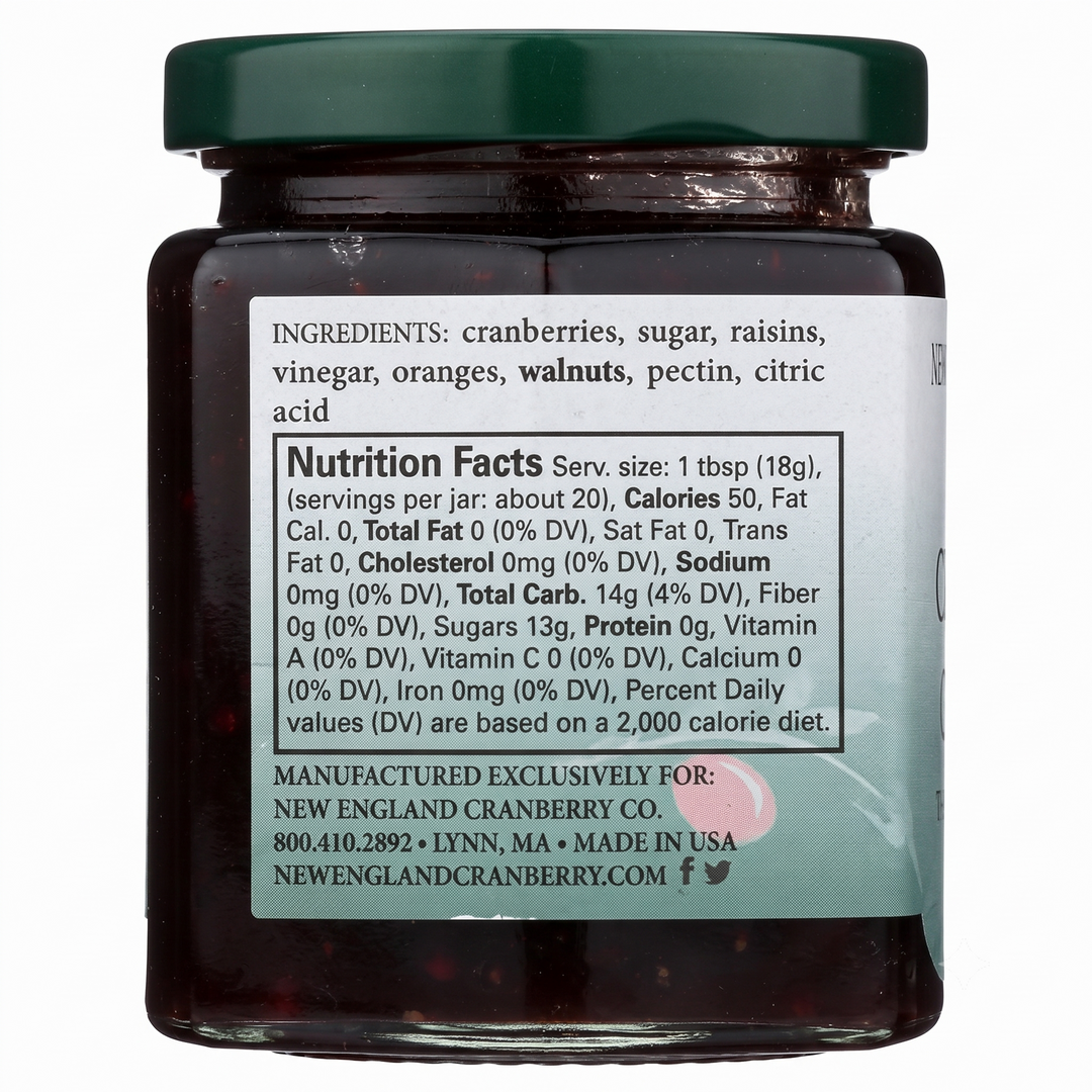 New England Cranberry Cranberry Chutney | 12 oz