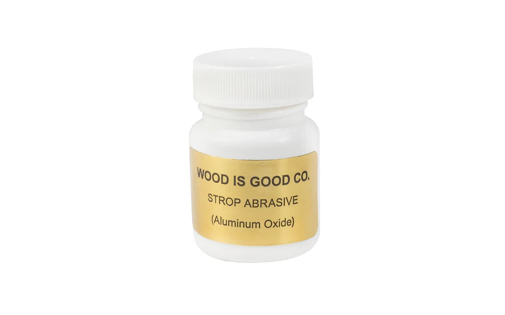 Wood Is Good WD402 Strop Abrasive Powder, 1oz, White