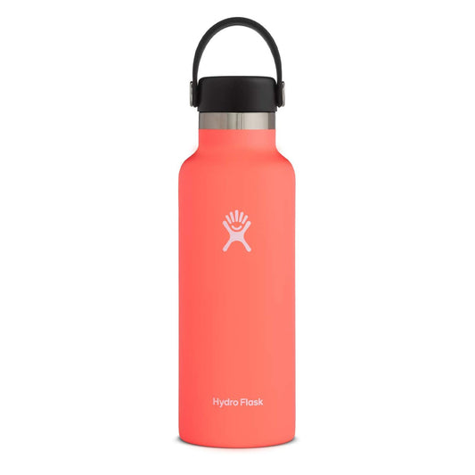 Hydro Flask Water Bottle - Standard Mouth Flex Lid - 18 oz, Hibiscus