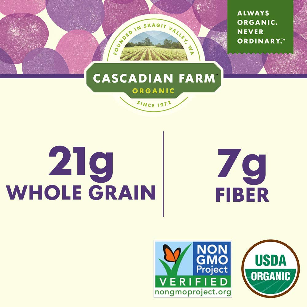 Cascadian Farm - Organic Raisin Bran Cereal, Organic, Whole Grain, 12 oz (Pack of 3)