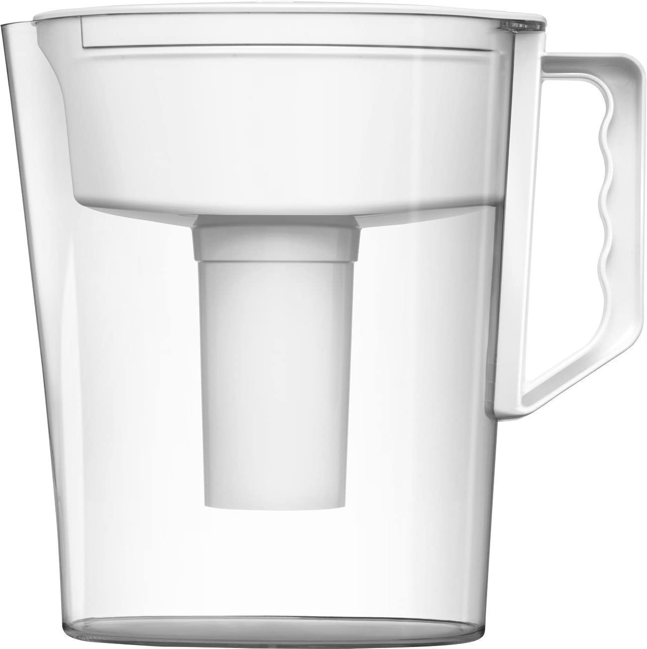 Brita Water Pitcher, Slim, 5 Cup Capacity, Includes One Advanced Filter-White, Size