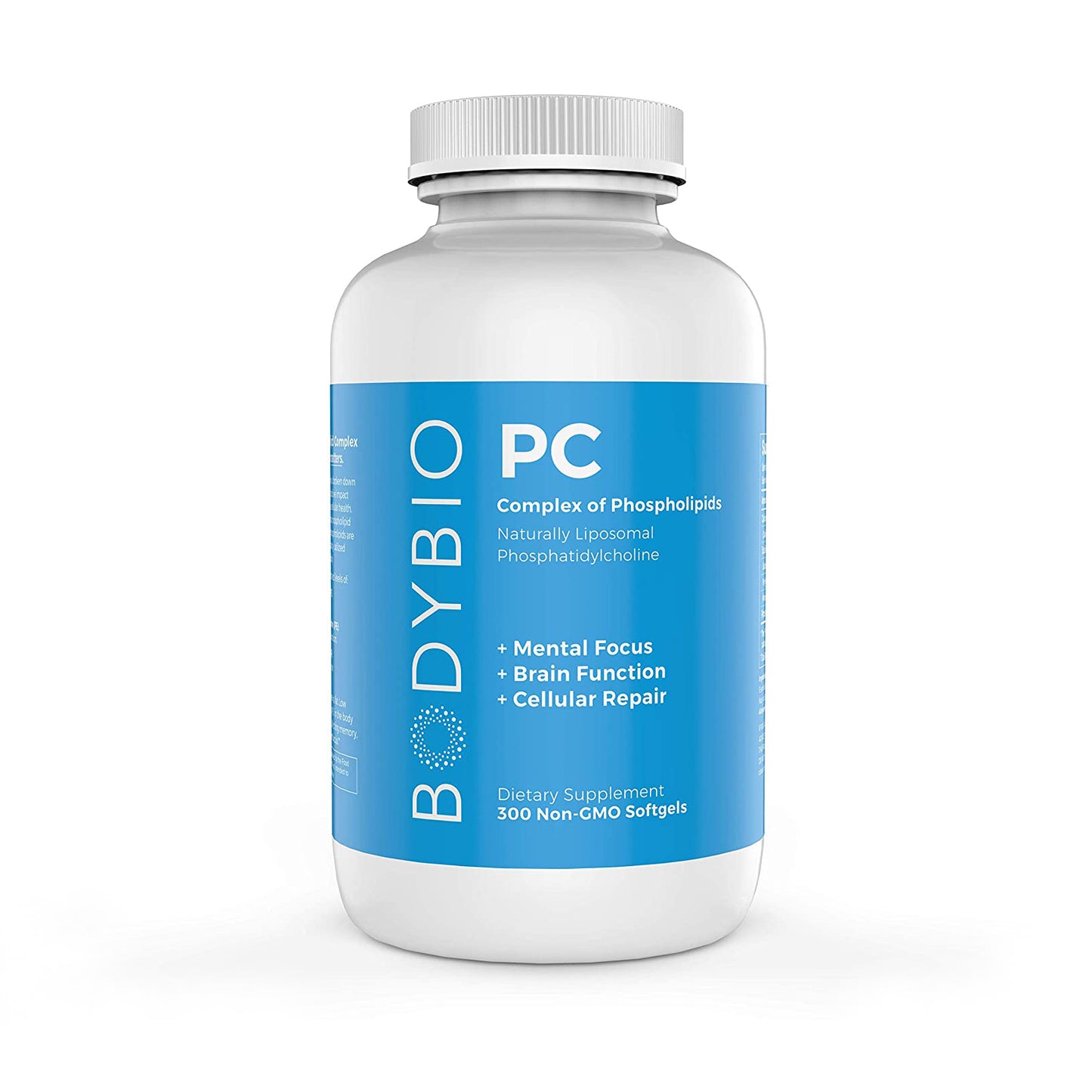 Brain Supplement 300 Softgels - Pure Phospholipid Complex for Healthy Aging -Enhance Focus, Brain Function, Cellular Repair