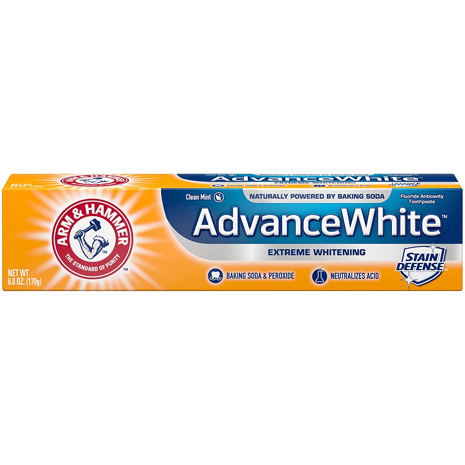 Arm & Hammer Advance White Extreme Whitening Toothpaste - 6 Oz (Pack of 6)