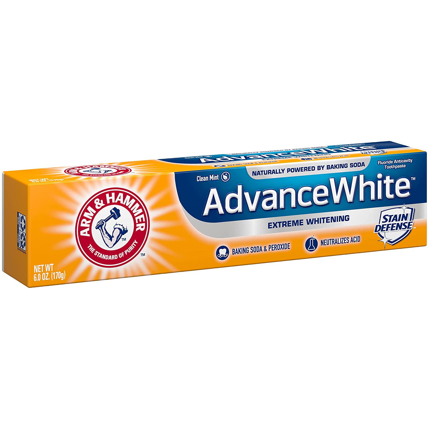 Arm & Hammer Advance White Extreme Whitening Toothpaste - 6 Oz (Pack of 6)