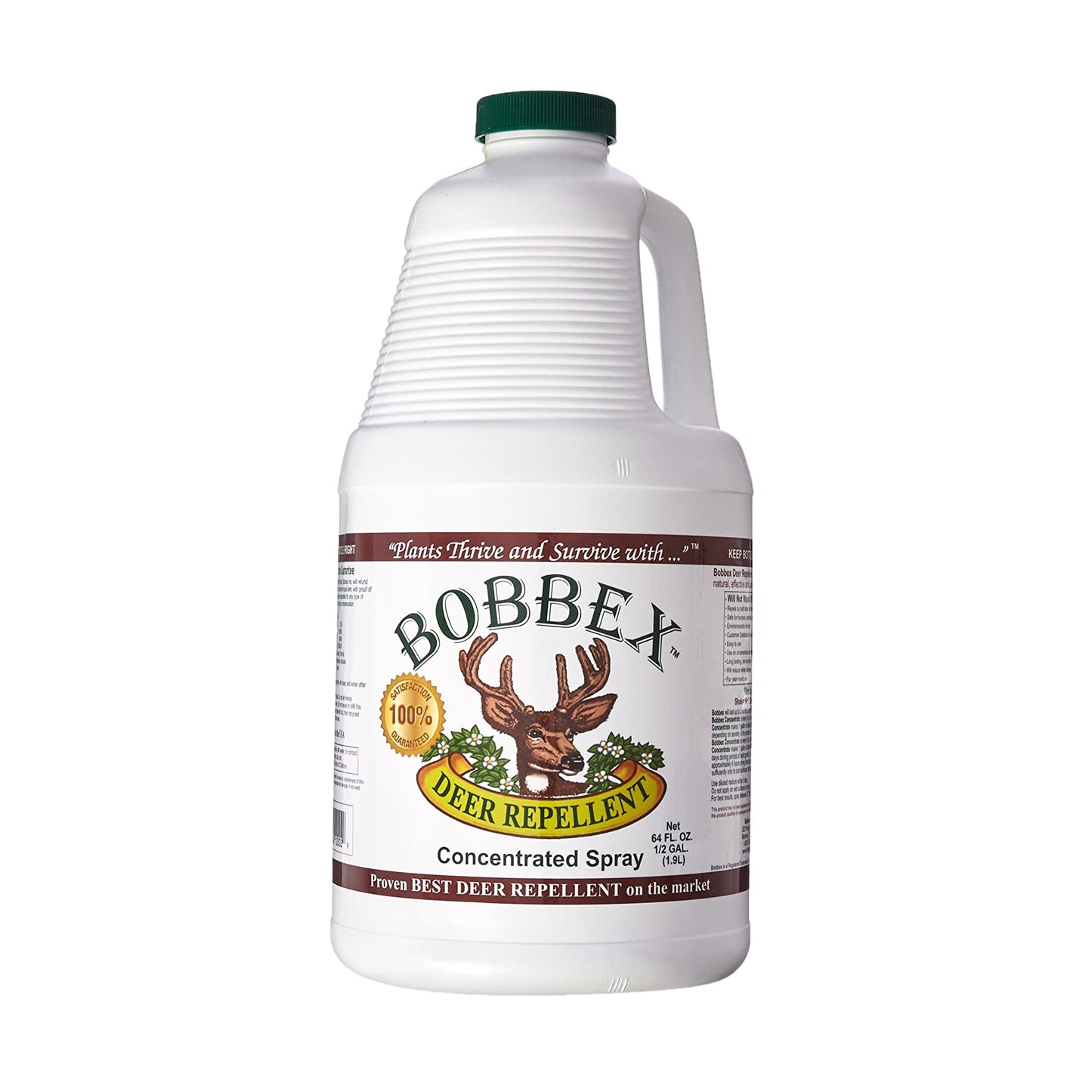 Bobbex Concentrated Deer Repellent Deer, Elk, and Moose Deterrent Concentrate (64 oz.) UB-U9NT-KE8U