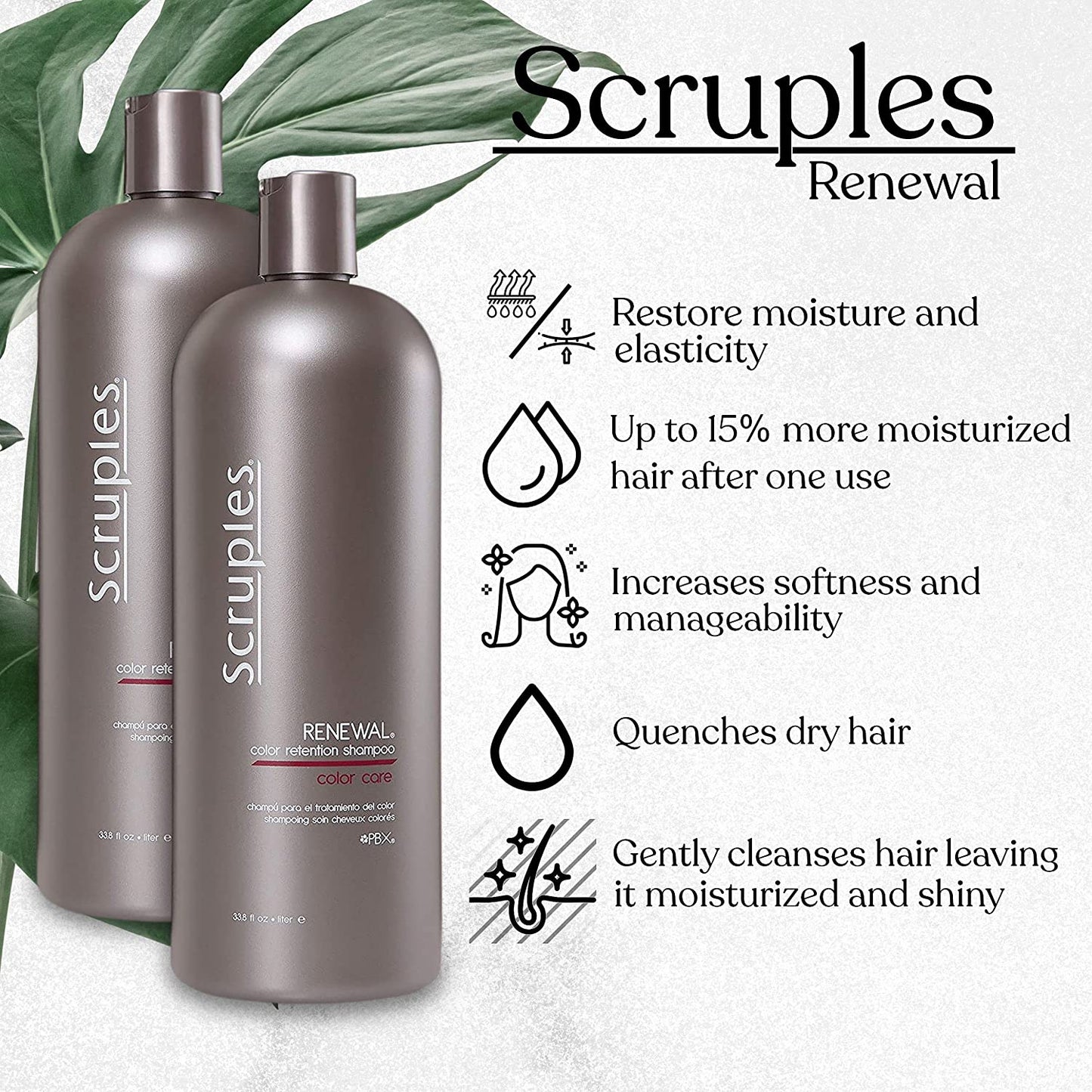 Scruples Renewal Color Retention Shampoo Color Care 1000 ml / 33.8 oz