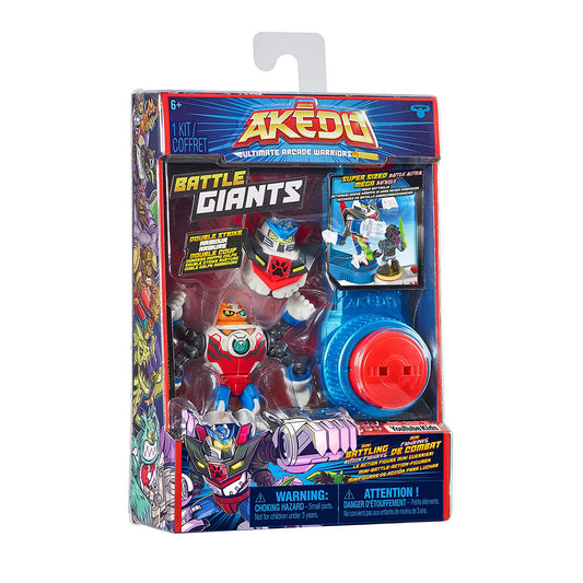 Akedo 14288 Ultimate Arcade Warriors Giants Mini Battling Action Figures Ready