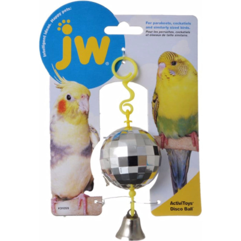 JW Pet Activitoys Disco Ball Bird Toy